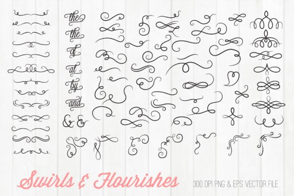 Download Swirls and Flourishes Clipart - Swirl Collection