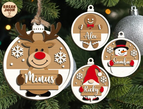Download Personalized Christmas Ornament Svg - Ornament Collection